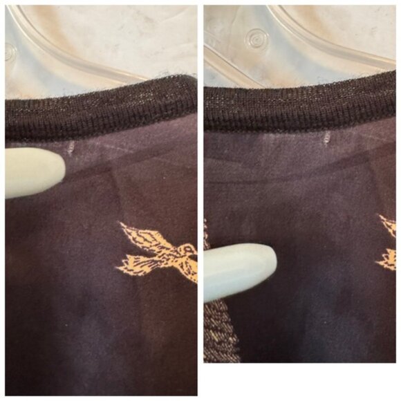 Clements Ribeiro Portobello Cardigan Floral Stripes Print Knit Open Wrap Mix S - Picture 13 of 16